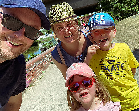 Paul mit Familie